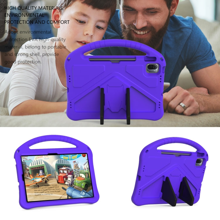 For Huawei MatePad 11 ���2021��� EVA Flat Anti Falling Protective Case Shell with Holder(Purple) - Huawei by PMC TechLife | Online Shopping South Africa | PMC TechLife | Buy Now Pay Later Mobicred