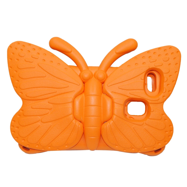 For Huawei MediaPad M5 8.4 / M6 8.4/ M3 8.0 / M3 8.4 / T3 8.0 / Honor Waterplay 8.0 Butterfly Kickstand EVA Children Tablet Case(Orange)