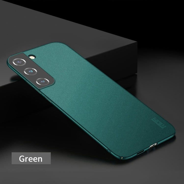 For Samsung Galaxy S22+ 5G MOFI Fandun Series Frosted Ultra-thin PC Hard Phone Case(Green)