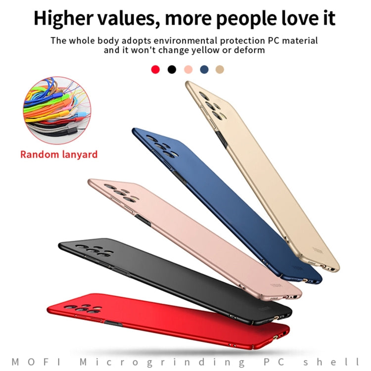 For Samsung Galaxy A32 5G MOFI Frosted PC Ultra-thin Hard Phone Case(Blue)