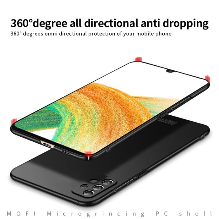 For Samsung Galaxy A33 5G MOFI Frosted PC Ultra-thin Hard Phone Case(Red)