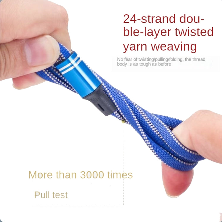 XJ-76 40W 5A 3 in 1 USB to 8 Pin + Type-C + Micro USB Super Flash Charging Cable, Length: 1.18m(Red)