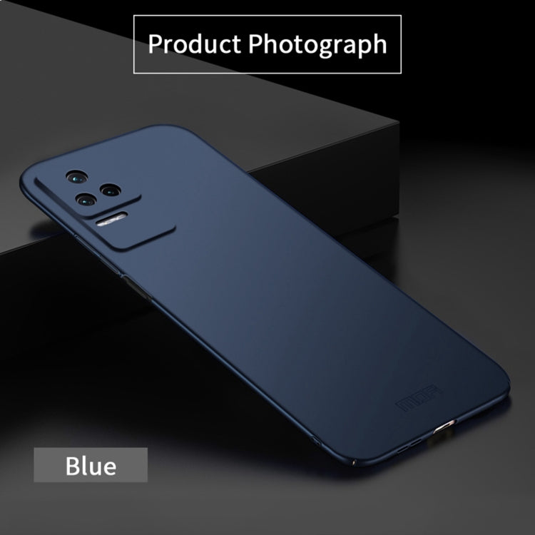 For Xiaomi Redmi K40S MOFI Frosted PC Ultra-thin Hard Phone Case(Blue)