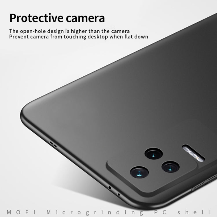 For Xiaomi Redmi K50 / K50 Pro MOFI Frosted PC Ultra-thin Hard Phone Case(Black)