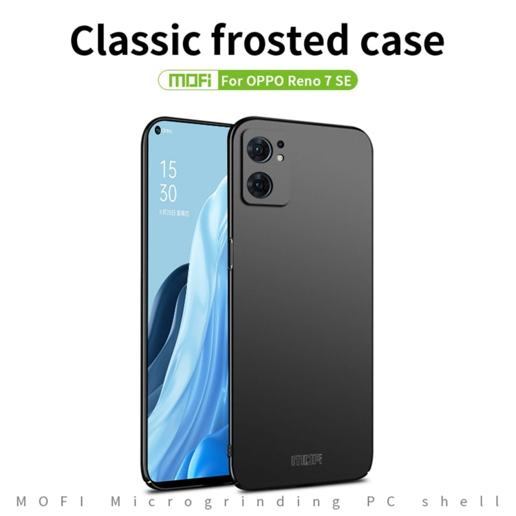 For OPPO Reno7 SE MOFI Frosted PC Ultra-thin Hard Case(Red)