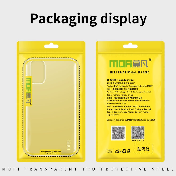 For Samsung Galaxy A13 4G MOFI Ming Series Ultra-thin TPU Phone Case(Transparent)