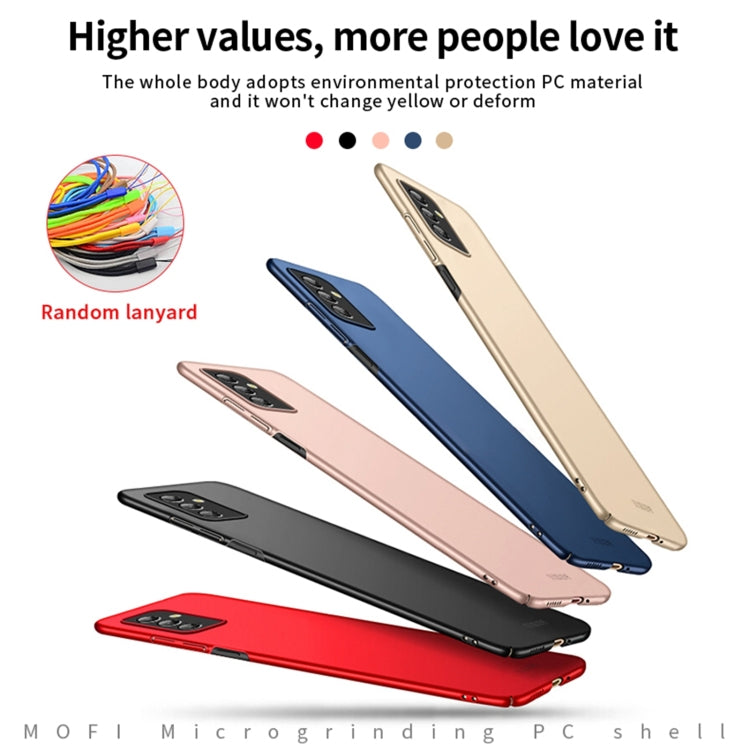 For Samsung Galaxy M52 5G MOFI Frosted PC Ultra-thin Hard Case(Red)