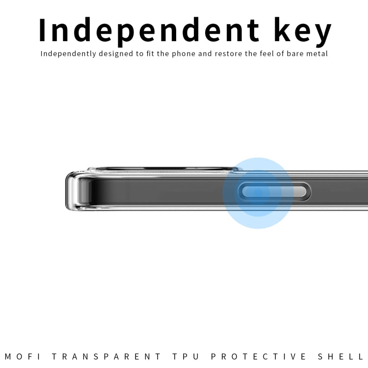 For iPhone 14 Pro MOFI Ming Series Ultra-thin TPU Phone Case(Transparent)