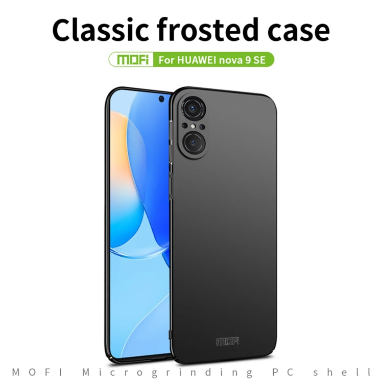 For Huawei Nova9 SE MOFI Frosted PC Ultra-thin Hard Case(Blue)