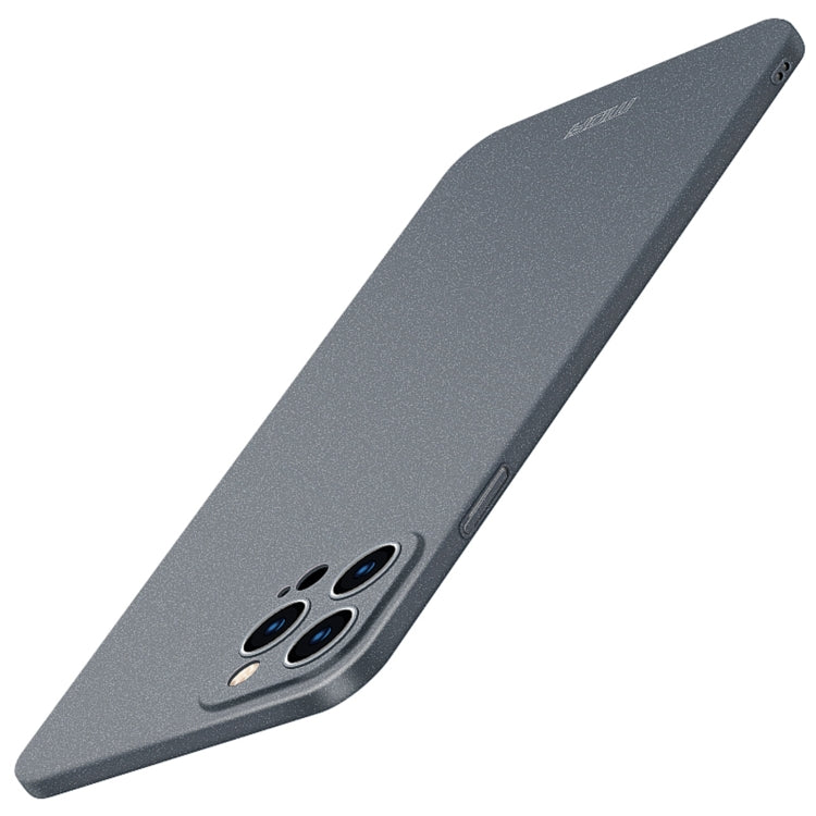 For iPhone 14 Pro Max MOFI Fandun Series Frosted PC Ultra-thin Phone Case(Gray)