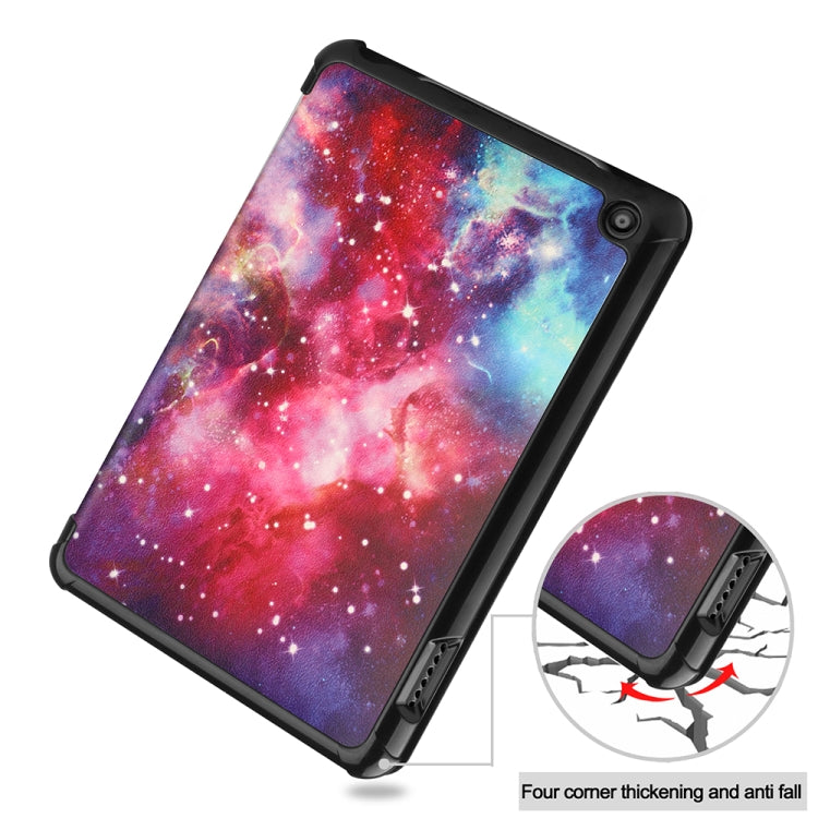 For Amazon Fire 7 12th 2022 JSM Smart Leather Tablet Case(Galaxy) - free shipping - PMC Jewellery - Order now!