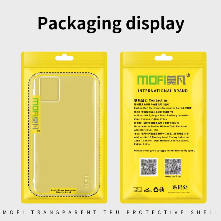 For Motorola Moto G32 MOFI Ming Series Ultra-thin TPU Phone Case(Transparent) - Motorola Cases by MOFI | Online Shopping South Africa | PMC TechLife | Buy Now Pay Later Mobicred