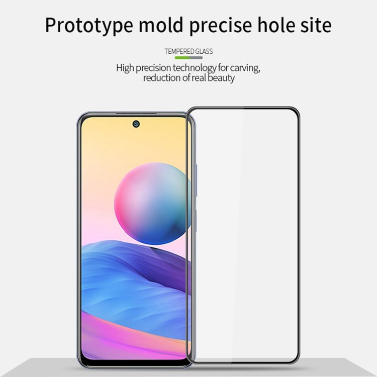 For Xiaomi 12T / 12T Pro / K50 Ultra MOFI 9H 3D Explosion-proof Curved Screen Tempered Glass Film(Black)