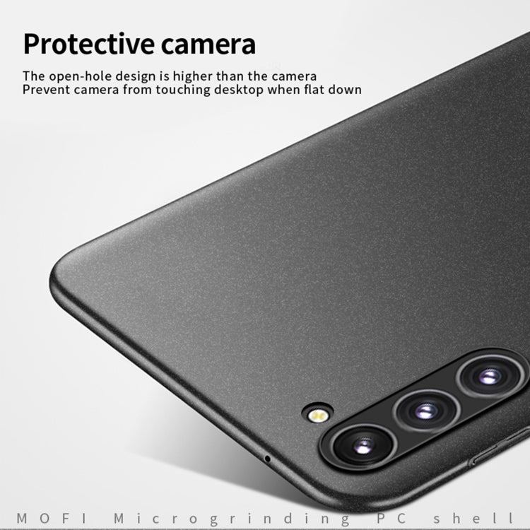 For Samsung Galaxy S23 5G MOFI Fandun Series Frosted Ultra-thin PC Hard Phone Case(Blue) - free shipping - PMC Jewellery - Order now!