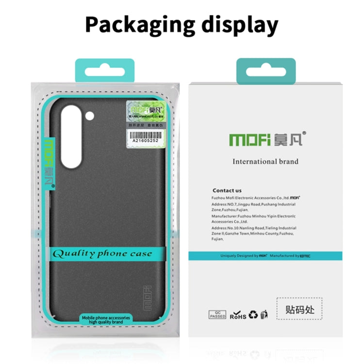 For Samsung Galaxy S23 5G MOFI Fandun Series Frosted Ultra-thin PC Hard Phone Case(Blue) - free shipping - PMC Jewellery - Order now!