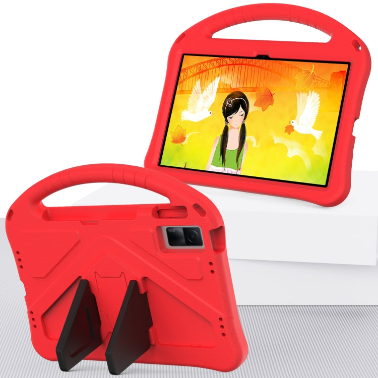 For OPPO Pad Air 10.36 2022 EVA Shockproof Tablet Case with Holder(Red)