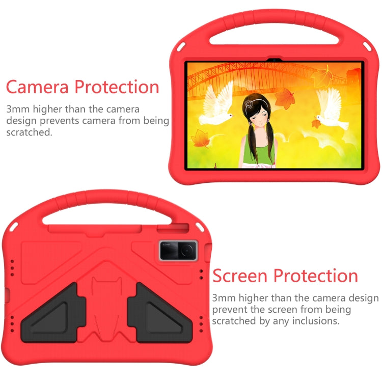 For OPPO Pad Air 10.36 2022 EVA Shockproof Tablet Case with Holder(Red)