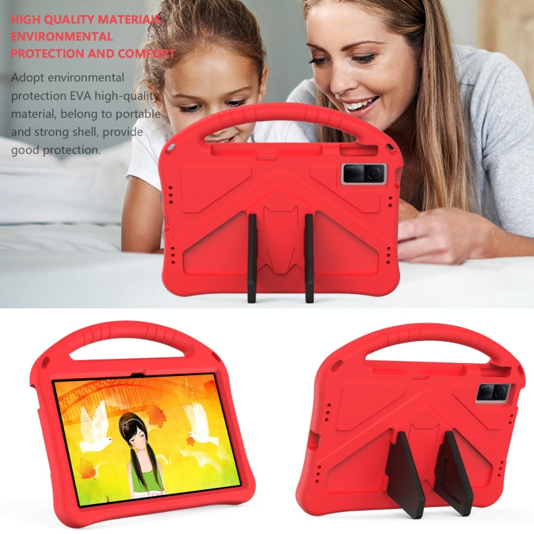 For OPPO Pad Air 10.36 2022 EVA Shockproof Tablet Case with Holder(Red)