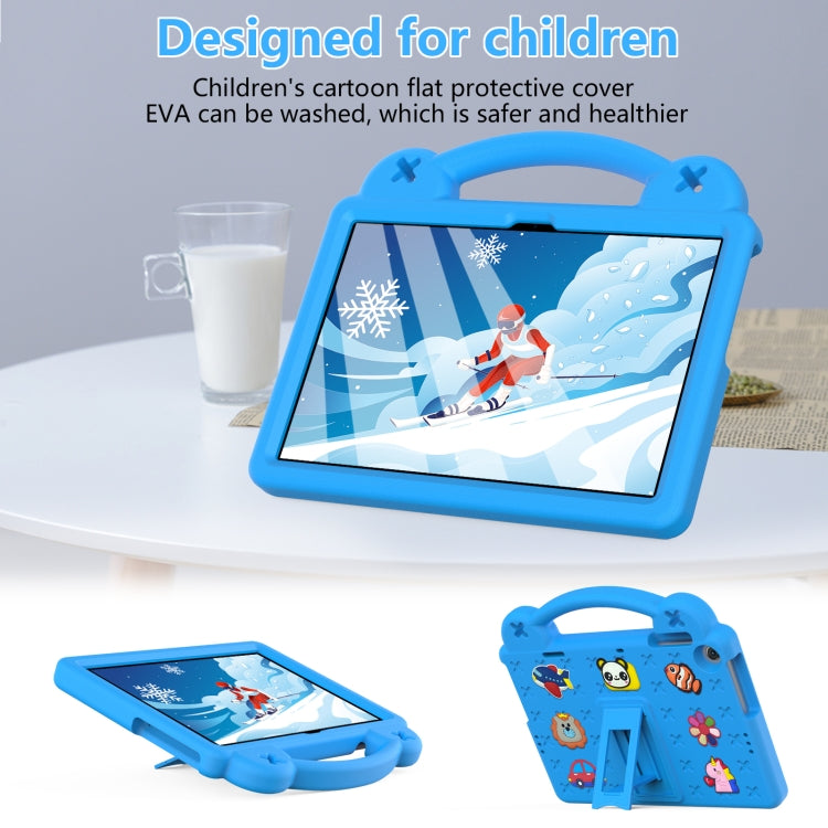 For Huawei MatePad T10S 10.1 / T10 9.7 / Honor Pad X8 10.1 Handle Kickstand Children EVA Shockproof Tablet Case(Sky Blue)
