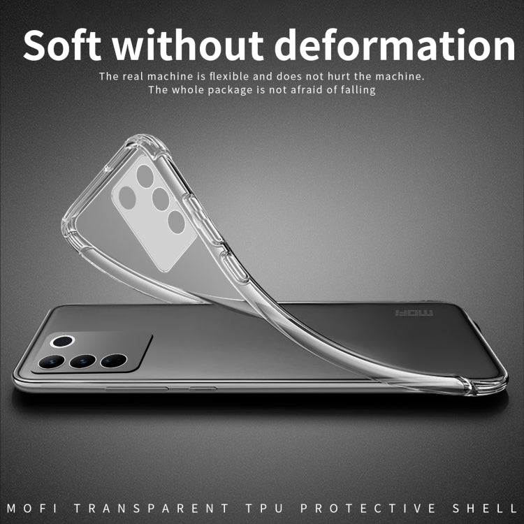 For vivo S16 / S16 Pro MOFI Ming Series Ultra-thin TPU Phone Case(Transparent)