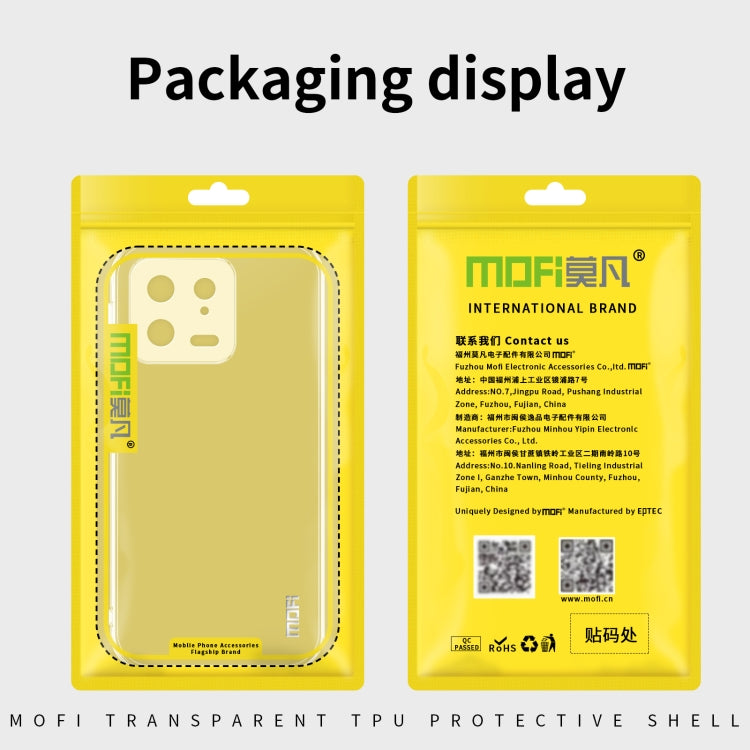 For vivo S16e MOFI Ming Series Ultra-thin TPU Phone Case(Transparent)