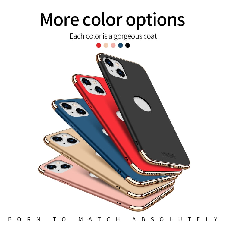 For iPhone 14 Plus MOFI Yatun Series 3 in 1 Stitching PC Phone Case(Red)