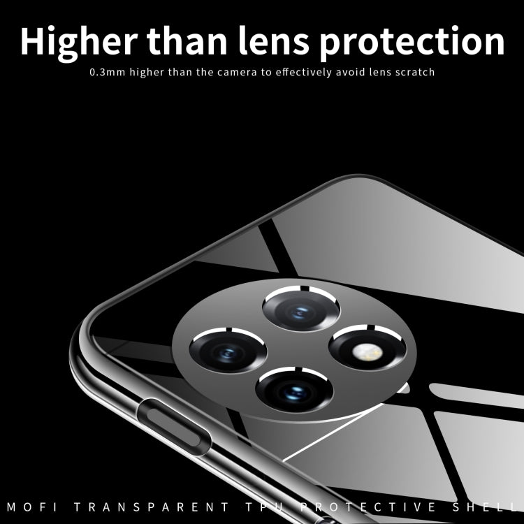 For OnePlus 11R / Ace 2 MOFI Ming Series Ultra-thin TPU Phone Case(Transparent)