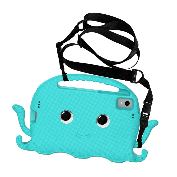 For Lenovo K10 TB-X6C6F 10.3 Octopus Style EVA PC Tablet Case(Glacial Green)