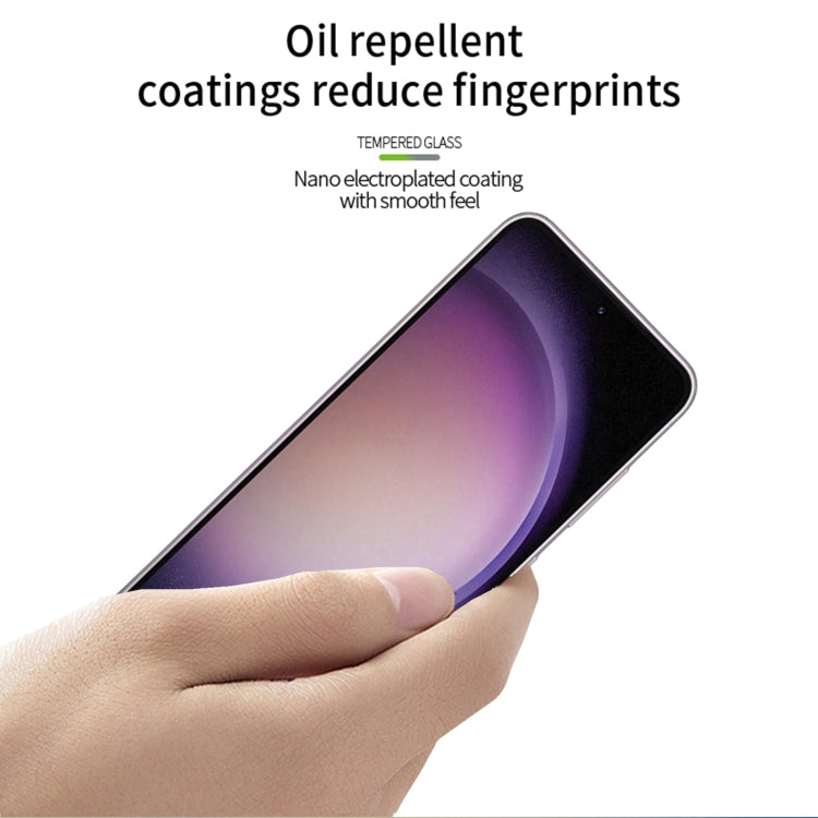 For Samsung Galaxy S24+ 5G MOFI 9H 3D Explosion-proof Curved Screen Tempered Glass Film(Black)