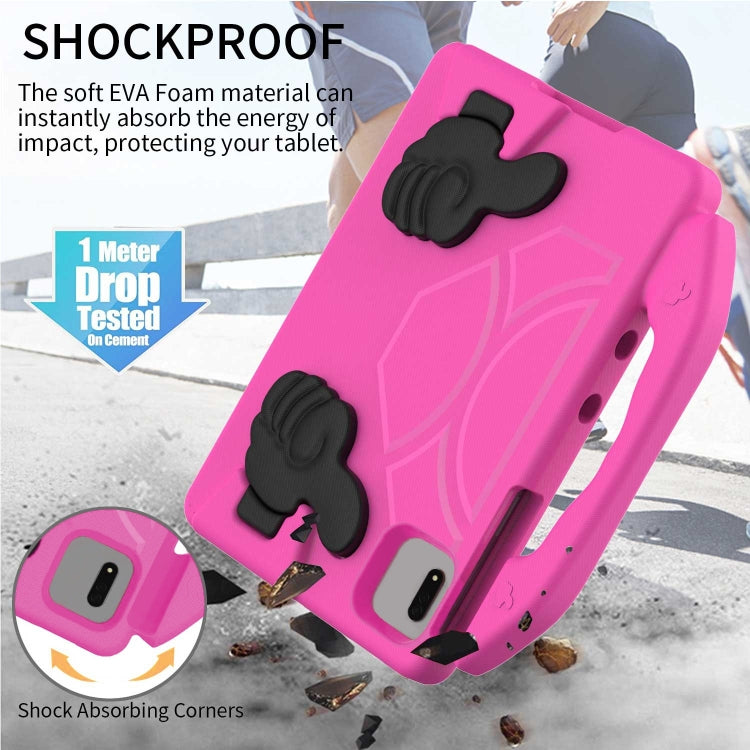For Lenovo Tab M11 /Xiaoxin Pad 11 2024 Thumb Bracket EVA Shockproof Tablet Case(Red)