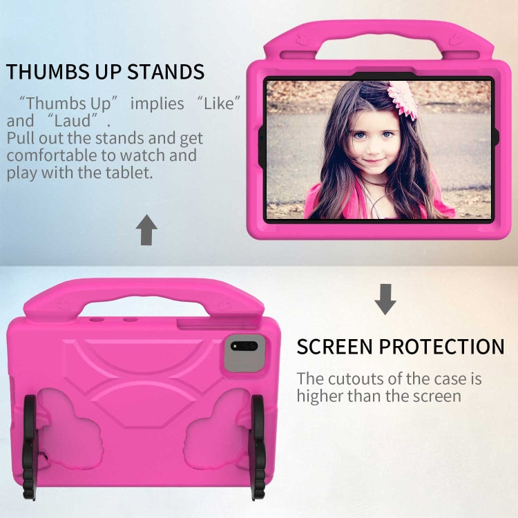 For Lenovo Tab M11 /Xiaoxin Pad 11 2024 Thumb Bracket EVA Shockproof Tablet Case(Red)