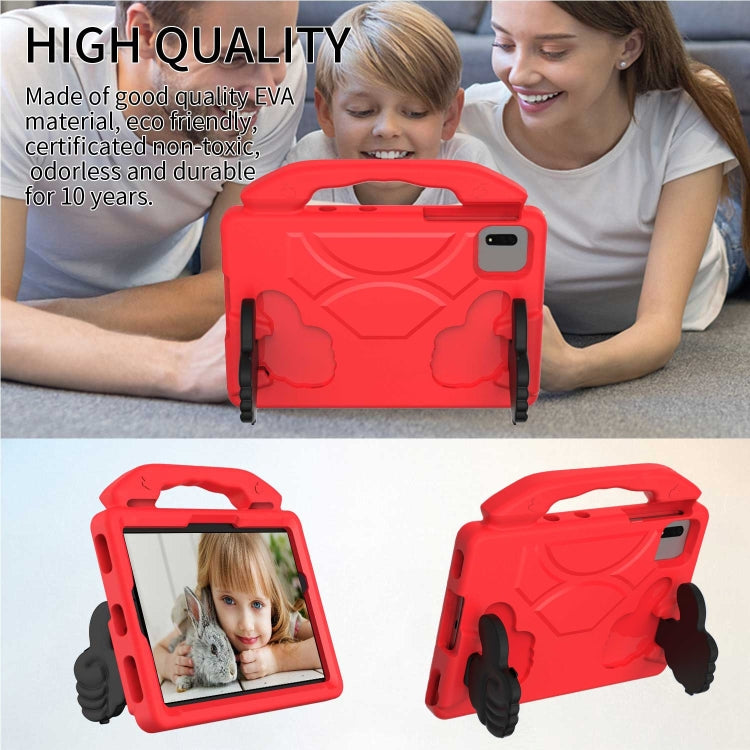 For Lenovo Tab M11 /Xiaoxin Pad 11 2024 Thumb Bracket EVA Shockproof Tablet Case(RoseRed)