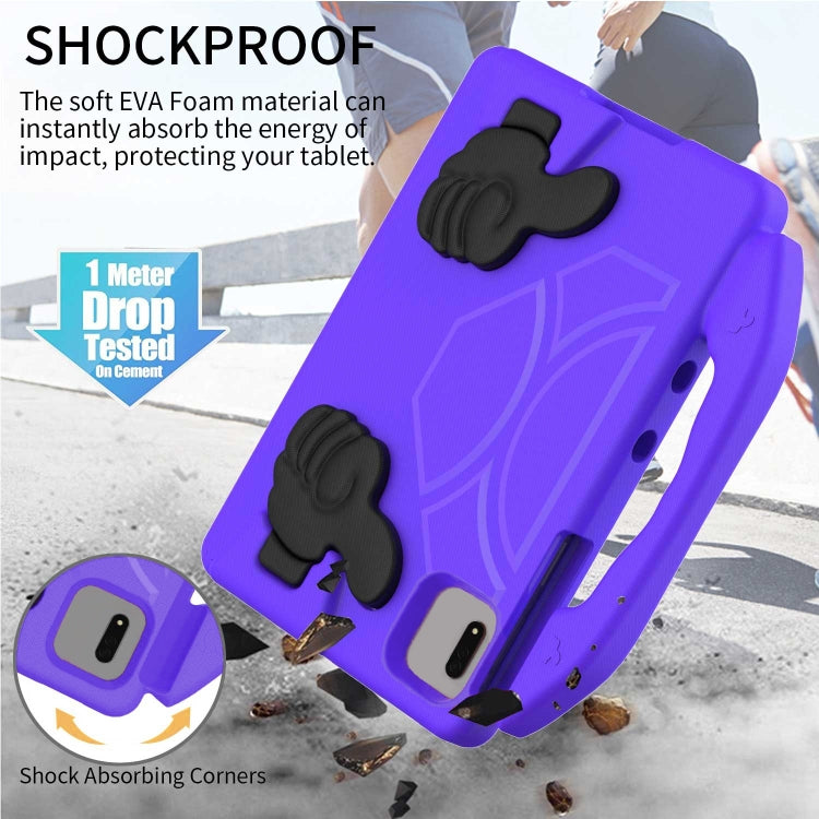 For Lenovo Tab M11 /Xiaoxin Pad 11 2024 Thumb Bracket EVA Shockproof Tablet Case(Purple)
