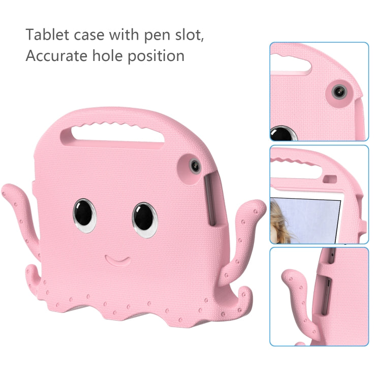 For Lenovo Tab M10 3rd Gen 10.1 TB-328 Octopus Style EVA Hybrid PC Shockproof Tablet Case with Strap(Pink) - Lenovo by PMC TechLife | Online Shopping South Africa | PMC TechLife | Buy Now Pay Later Mobicred