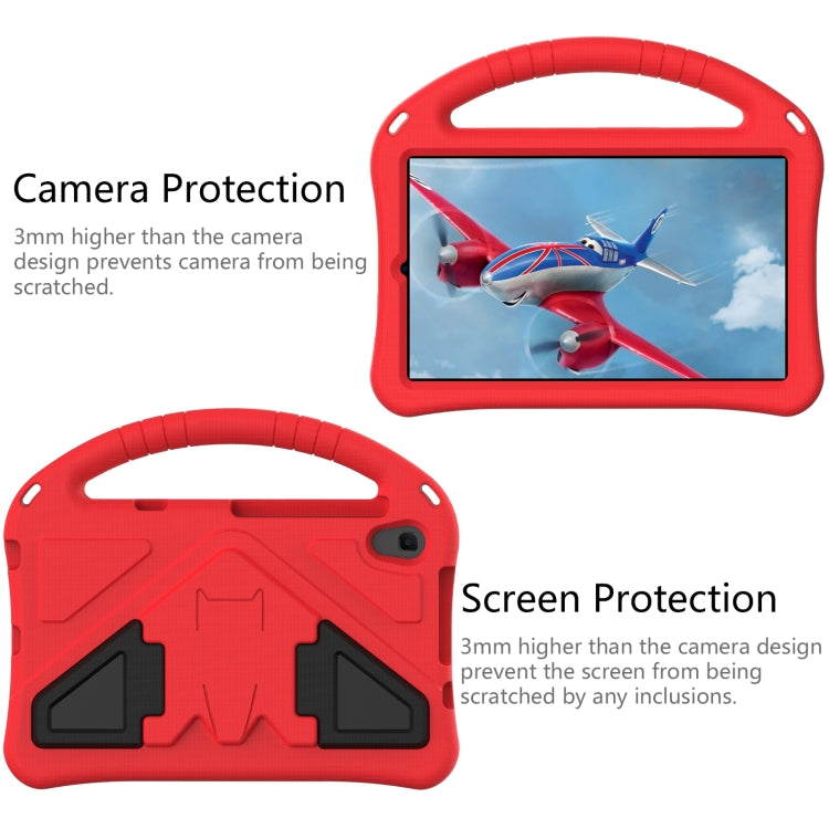 For TCL Tab 8 le 2023 /Tab 8 2022 EVA Shockproof Tablet Case with Holder(Red)