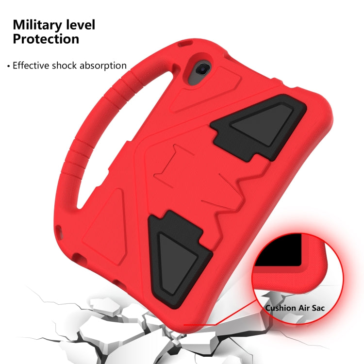 For TCL Tab 8 le 2023 /Tab 8 2022 EVA Shockproof Tablet Case with Holder(Red)