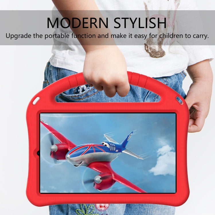 For TCL Tab 8 le 2023 /Tab 8 2022 EVA Shockproof Tablet Case with Holder(Red)