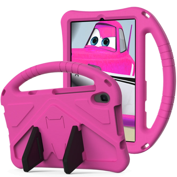 For TCL Tab 8 le 2023 /Tab 8 2022 EVA Shockproof Tablet Case with Holder(Rose Red)