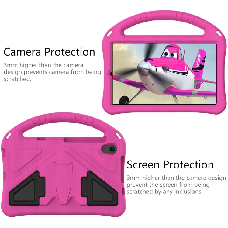 For TCL Tab 8 le 2023 /Tab 8 2022 EVA Shockproof Tablet Case with Holder(Rose Red)