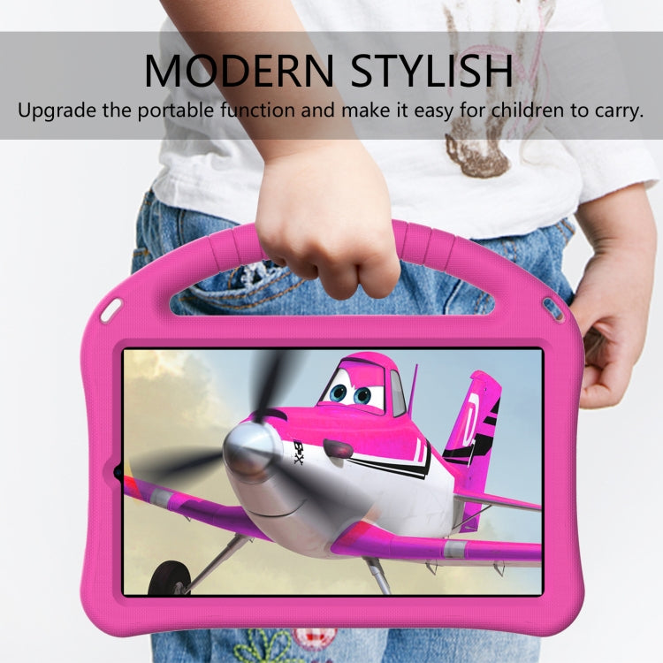 For TCL Tab 8 le 2023 /Tab 8 2022 EVA Shockproof Tablet Case with Holder(Rose Red)