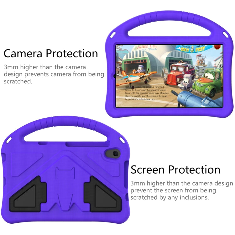 For TCL Tab 8 le 2023 /Tab 8 2022 EVA Shockproof Tablet Case with Holder(Purple)