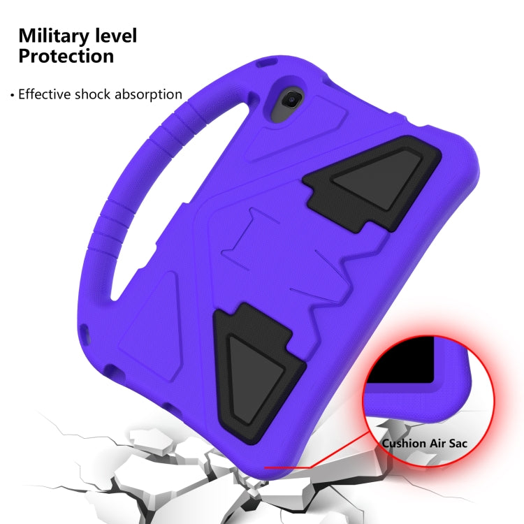 For TCL Tab 8 le 2023 /Tab 8 2022 EVA Shockproof Tablet Case with Holder(Purple)