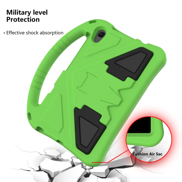 For TCL Tab 8 le 2023 /Tab 8 2022 EVA Shockproof Tablet Case with Holder(Green)