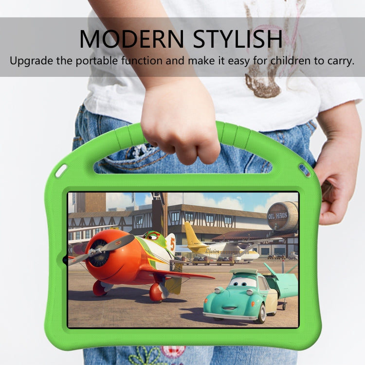 For TCL Tab 8 le 2023 /Tab 8 2022 EVA Shockproof Tablet Case with Holder(Green)