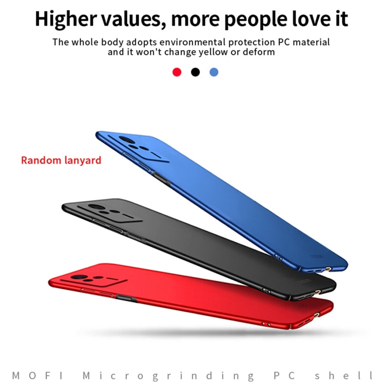 For Xiaomi Redmi K60E MOFI Frosted Ultra-thin PC Hard Case(Red)