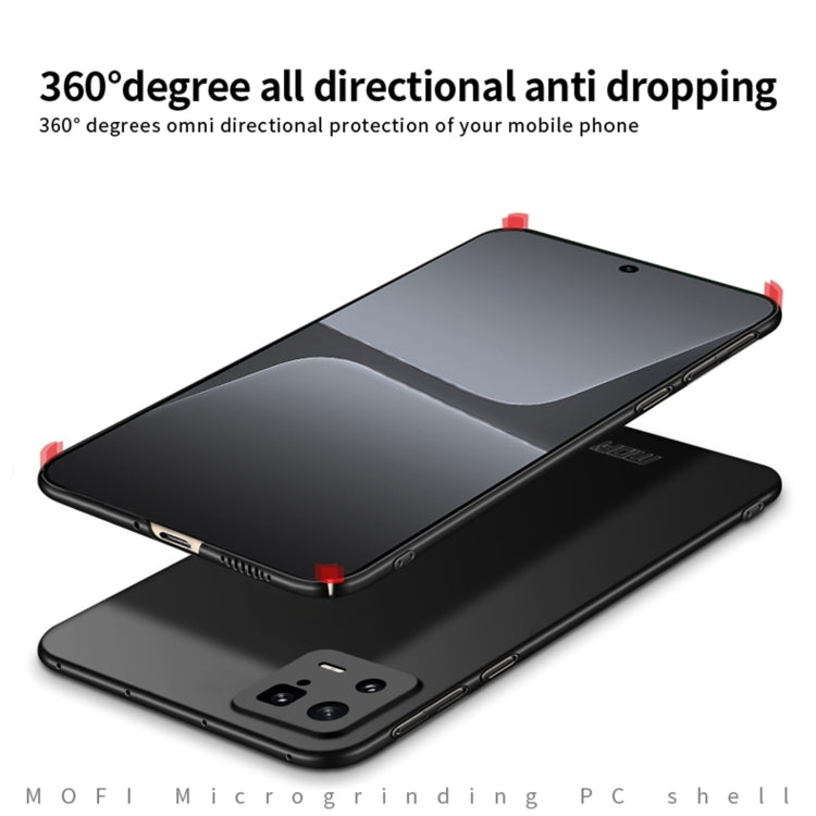 For Xiaomi 13 MOFI Frosted Ultra-thin PC Hard Case(Red)