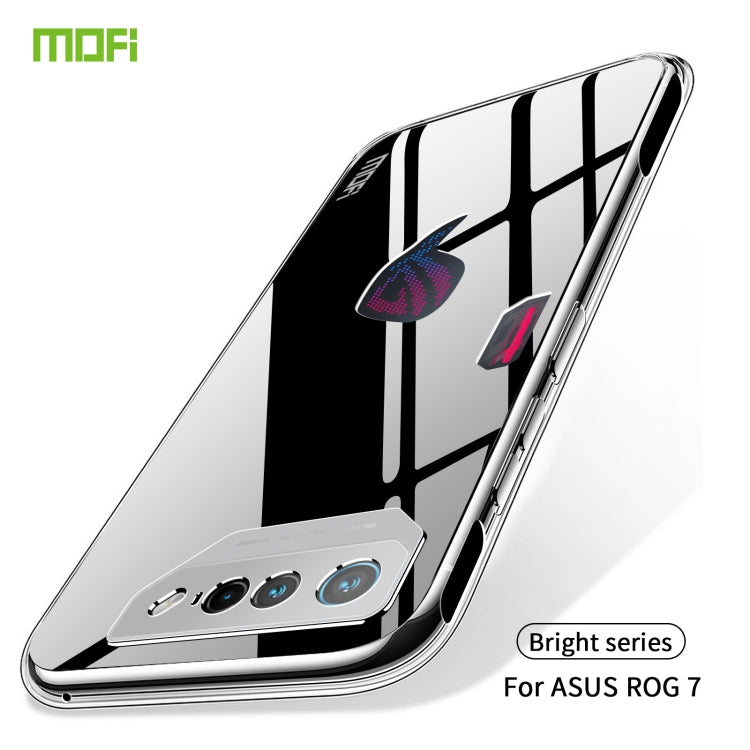 For ASUS ROG Phone 7 MOFI Ming Series Ultra-thin TPU Phone Case(Transparent) - ASUS Cases by MOFI | Online Shopping South Africa | PMC Jewellery | Buy Now Pay Later Mobicred