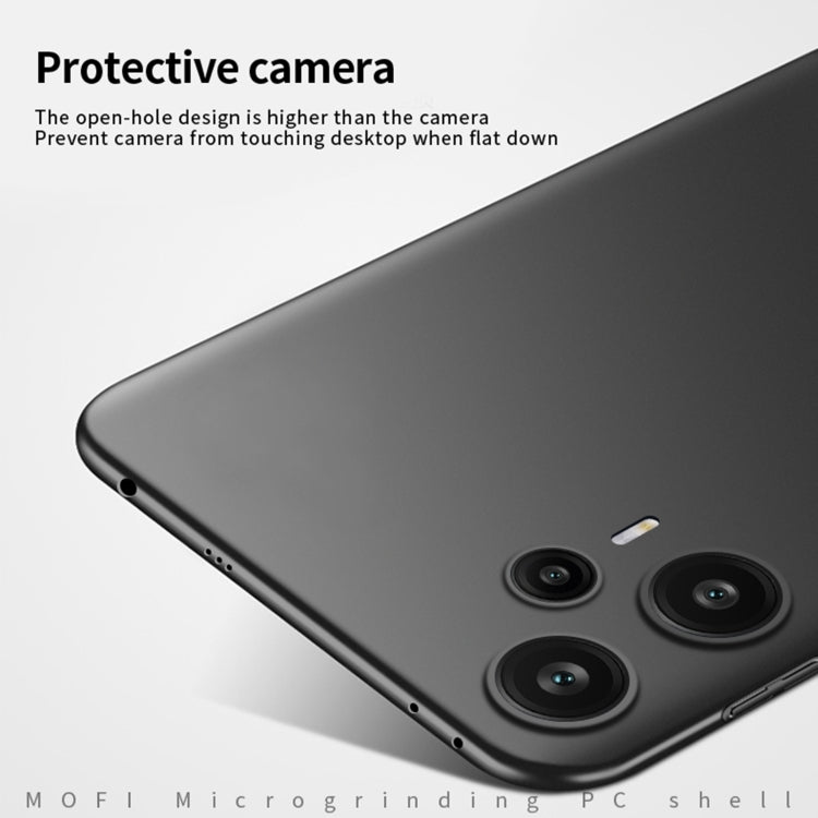 For Xiaomi Redmi Note 12 Turbo 5G MOFI Micro-Frosted PC Ultra-thin Hard Phone Case(Red)