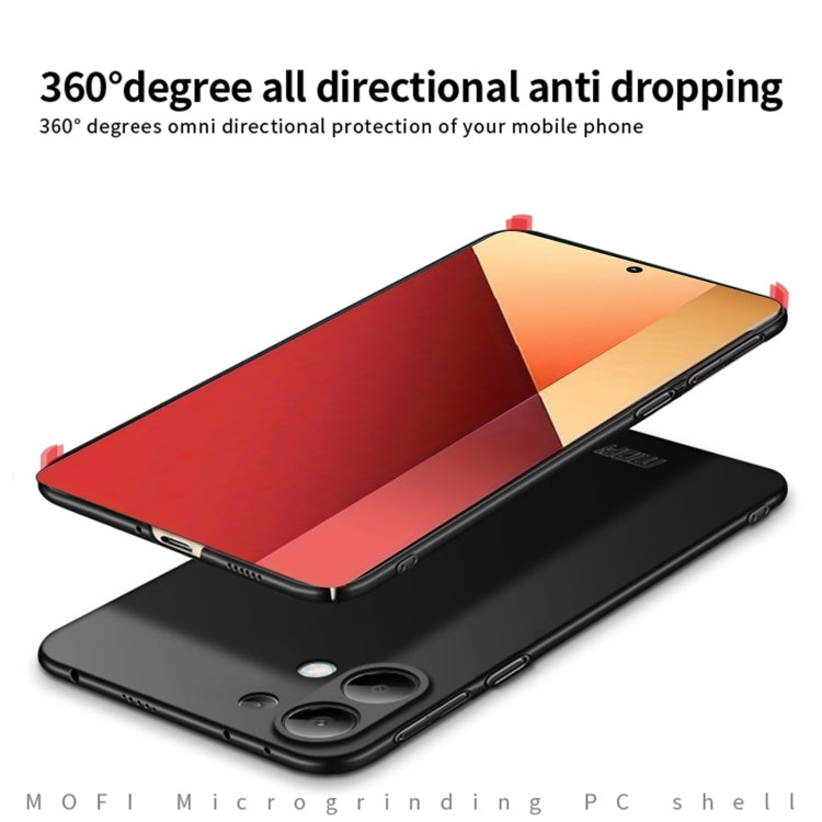 For Xiaomi Redmi Note 13 Pro 4G MOFI Micro-Frosted PC Ultra-thin Hard Phone Case(Blue)