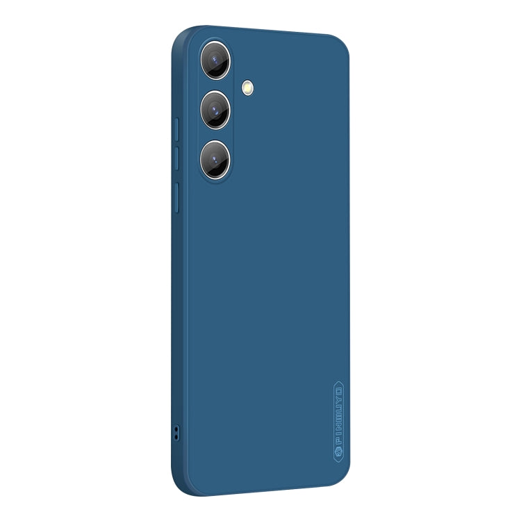 For Samsung Galaxy S24+ 5G PINWUYO Sense Series Liquid Silicone TPU Phone Case(Blue)